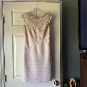 Nude bodycon sequined collar SD collection size 4